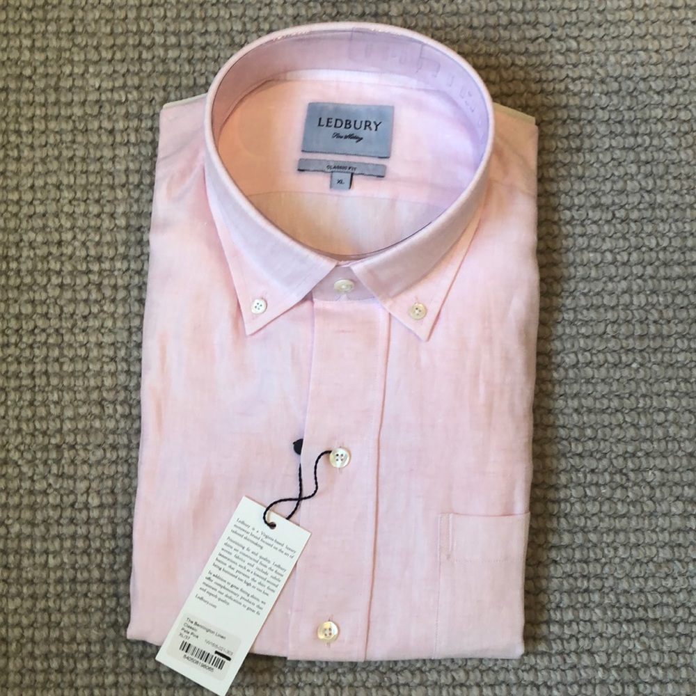 Ledburry Linen Button Down! Size XL.